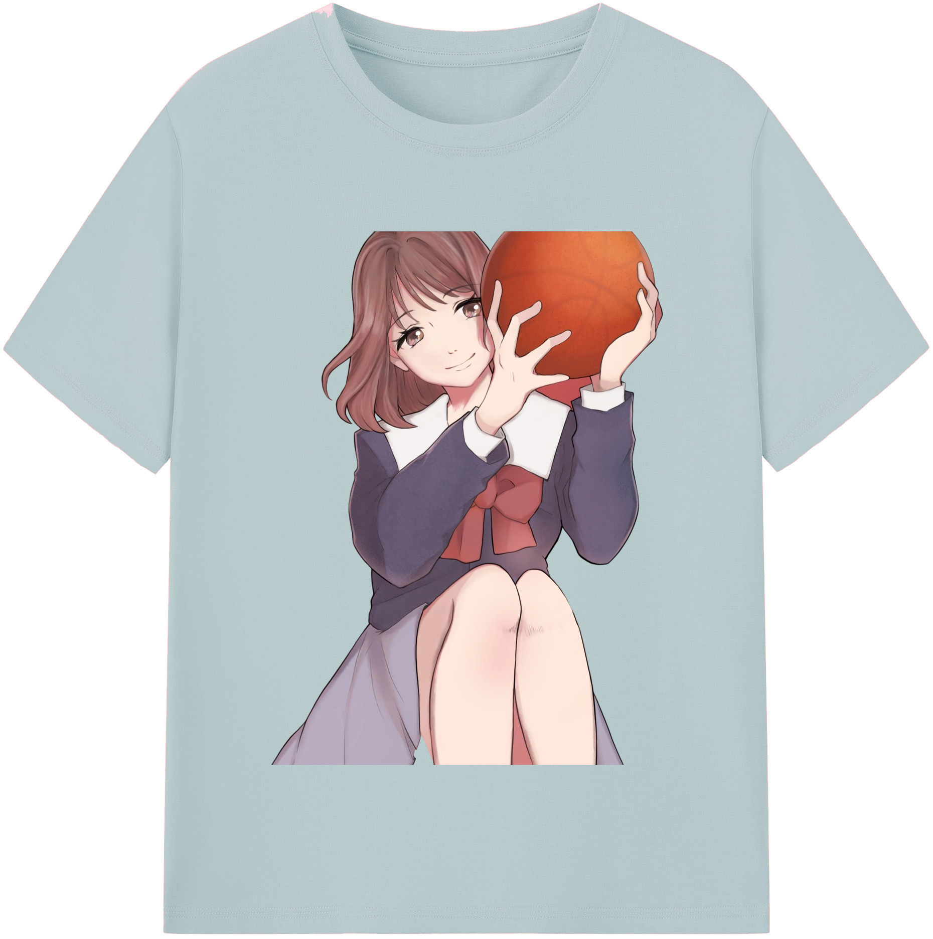 SLAM DUNK／スラムダンク 綿100％半袖Tシャツ（フロントプリント）